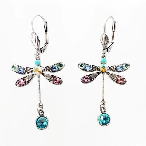Rosabettina | Carved Dragonfly Earrings