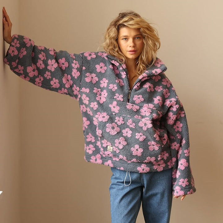 Oriana | Fleece Pullover Bloom