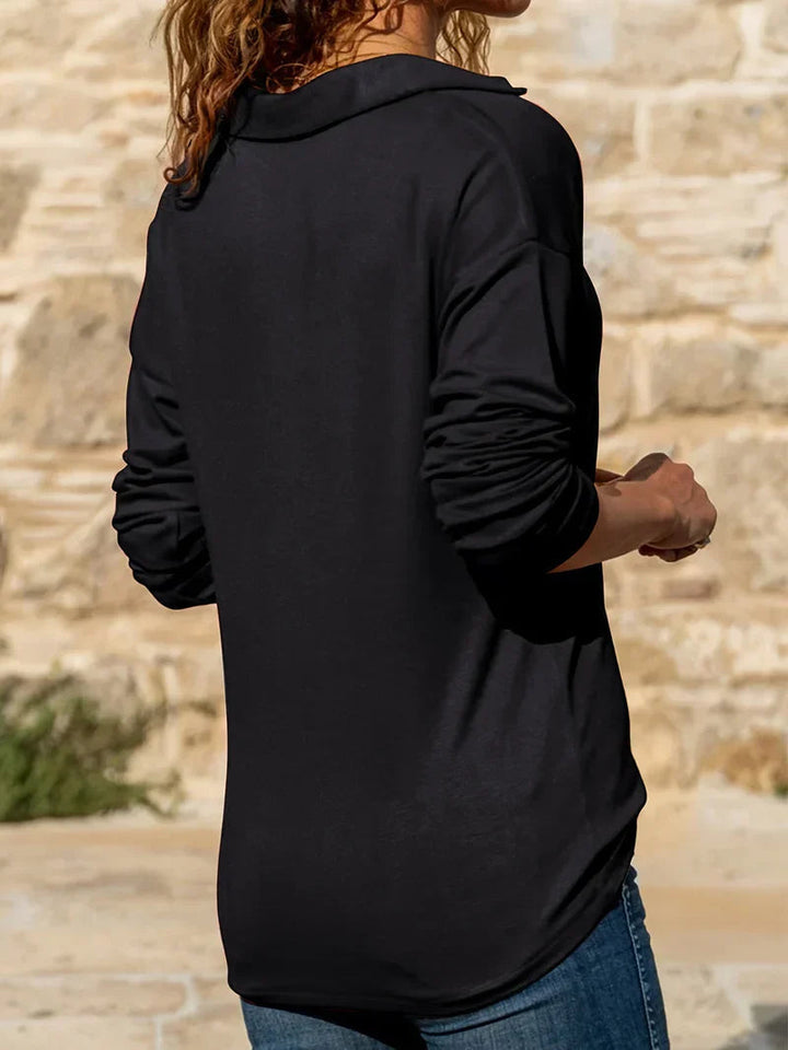 Bibi | Refined Half-Zip Top