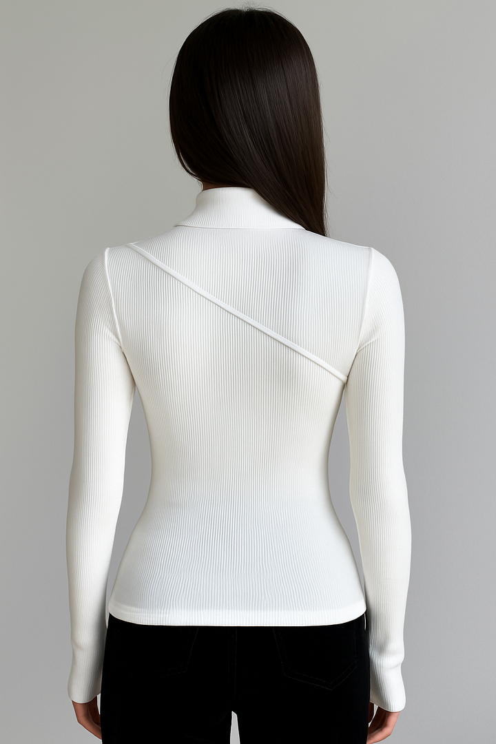 Corliss | Sleek Mock Neck Top