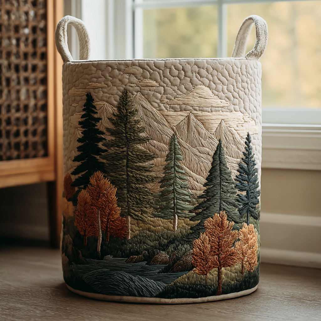 Sarah | Forest Laundry Basket