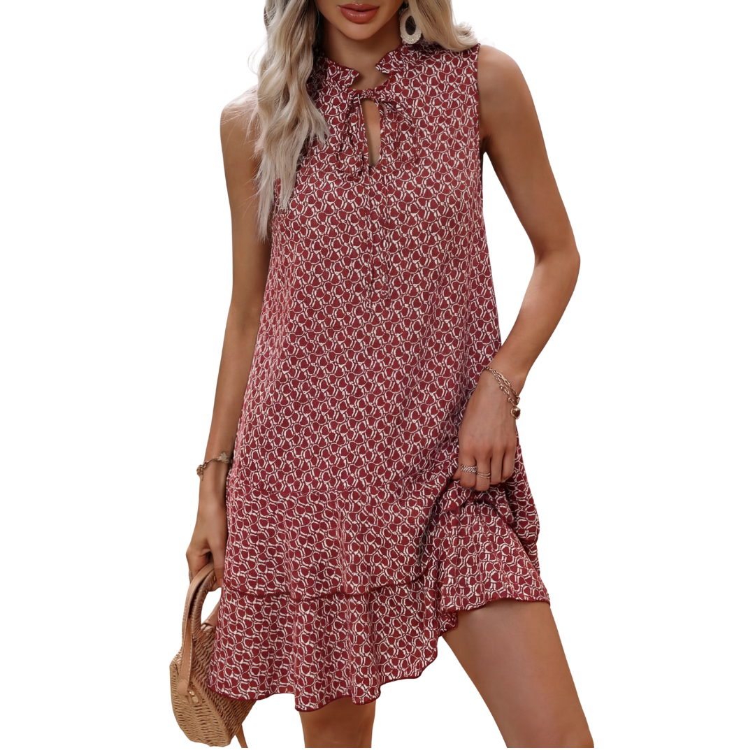 Nerina | Breezy Printed Midi Dress