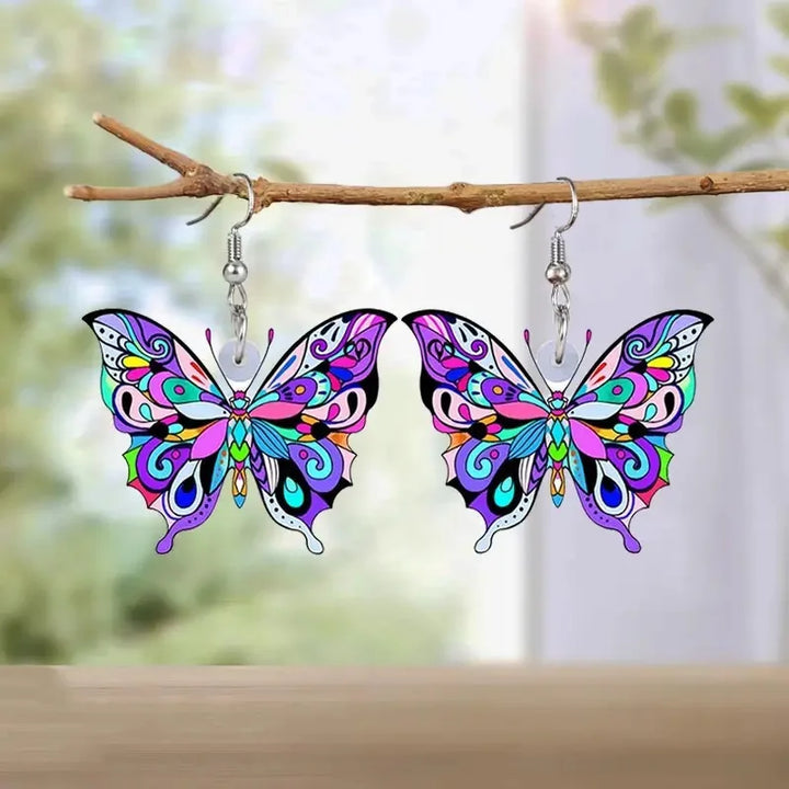 Florinda | Colorful Butterfly Earrings