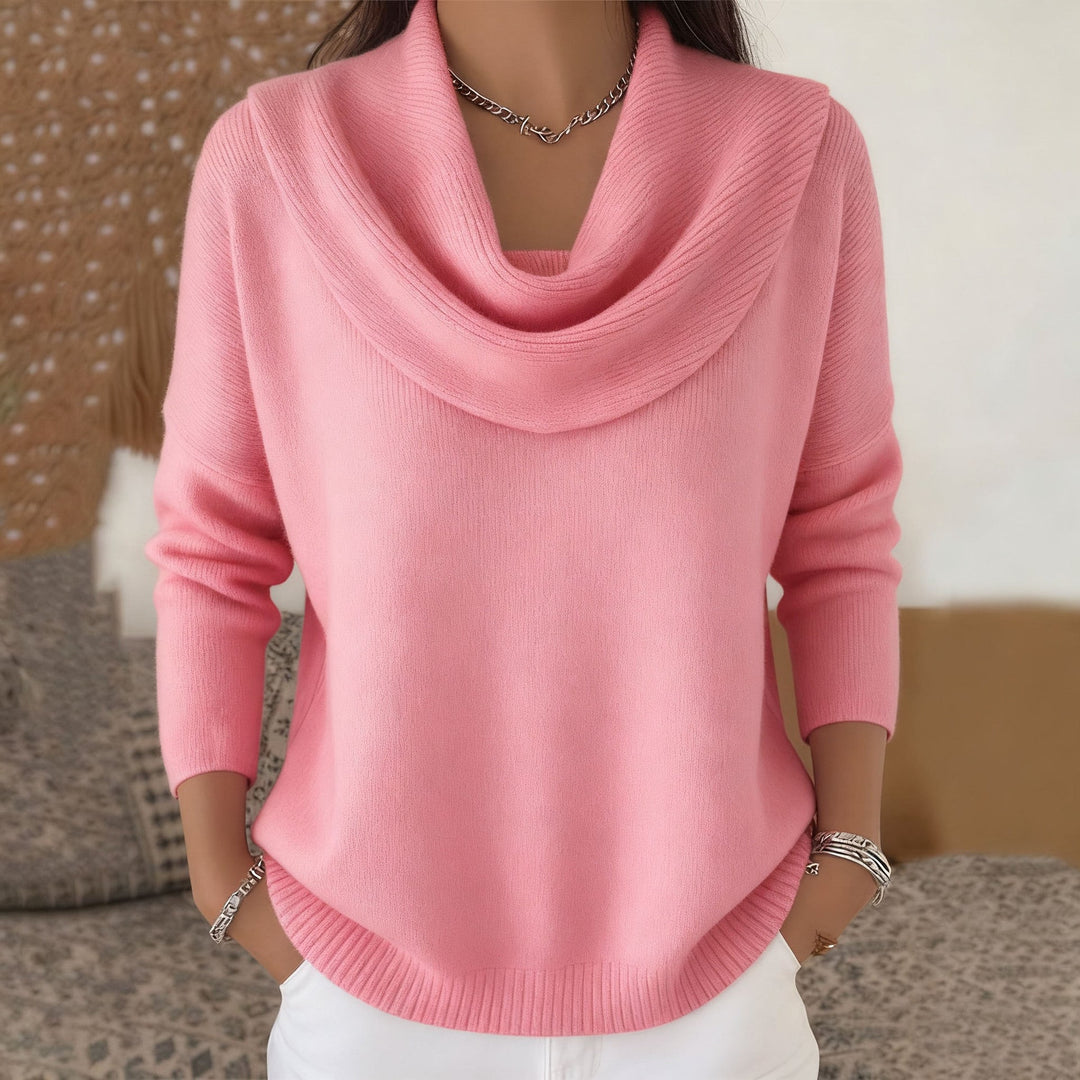 Opalina | Draped Cowl Neck Sweater