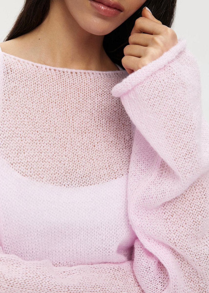 Salwa | Airy Boat-Neck Sweater