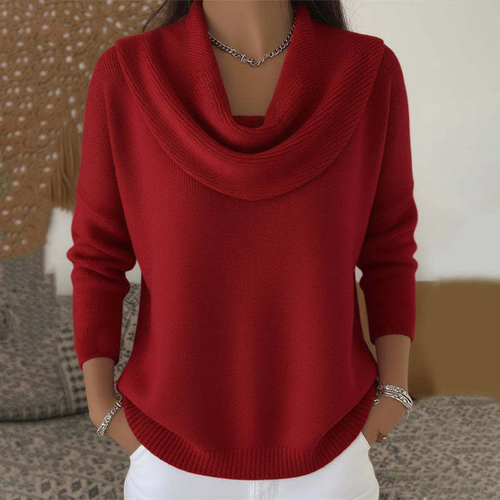 Opalina | Draped Cowl Neck Sweater