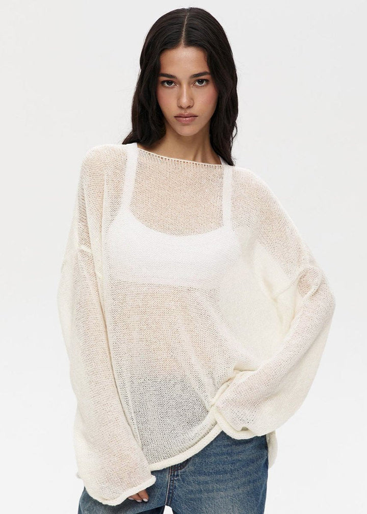 Salwa | Airy Boat-Neck Sweater
