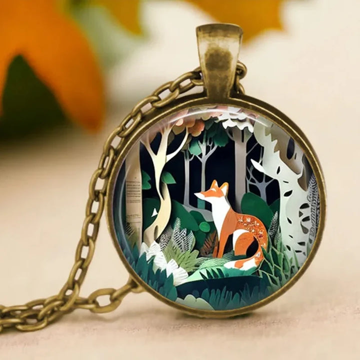 Orlene | Glass Spirit Animal Pendant