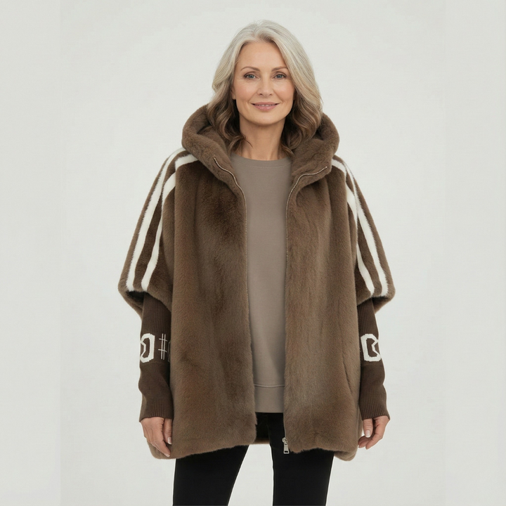 Brielle | Hooded Faux Fur Jacket
