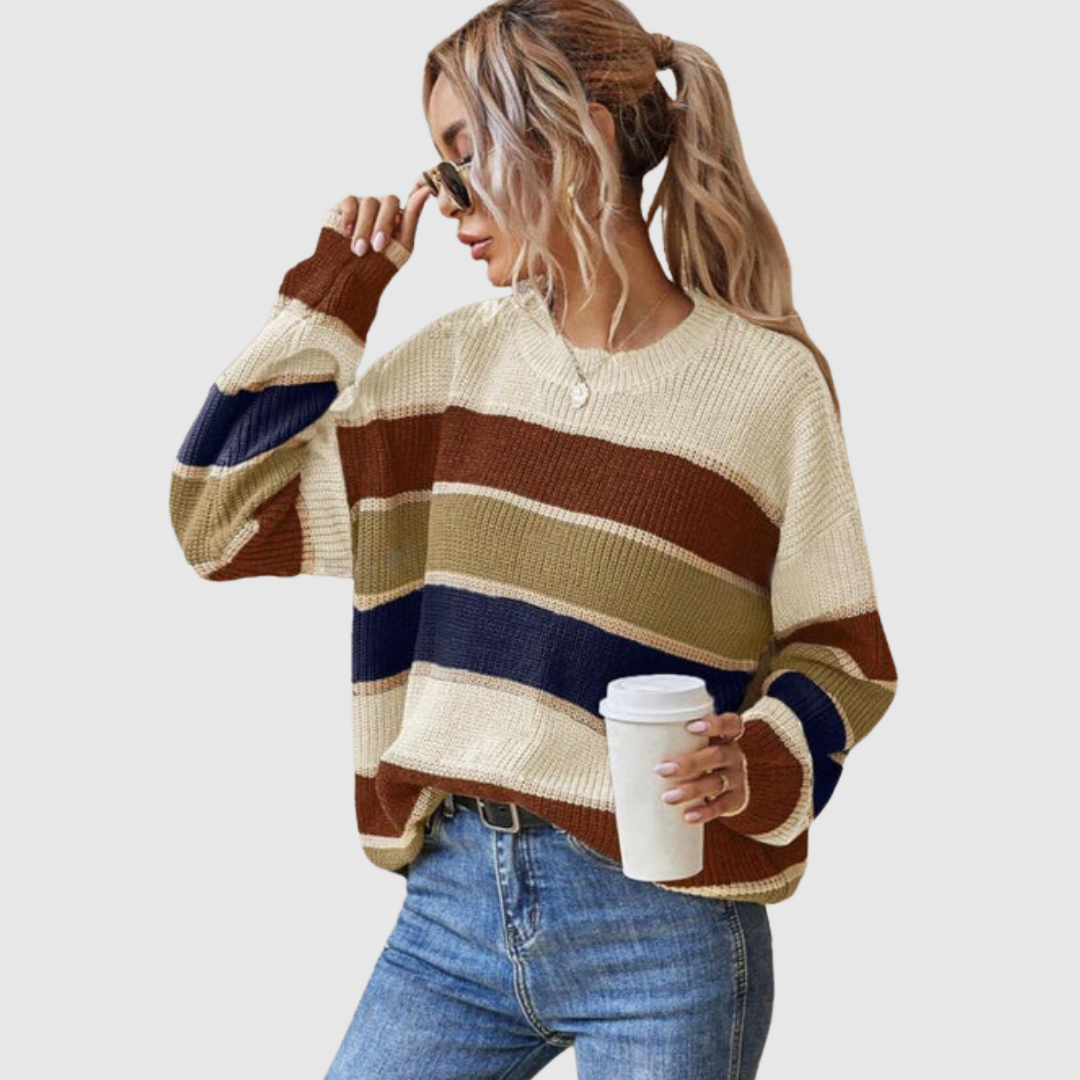 Somin | Comfy Round Neck Sweater
