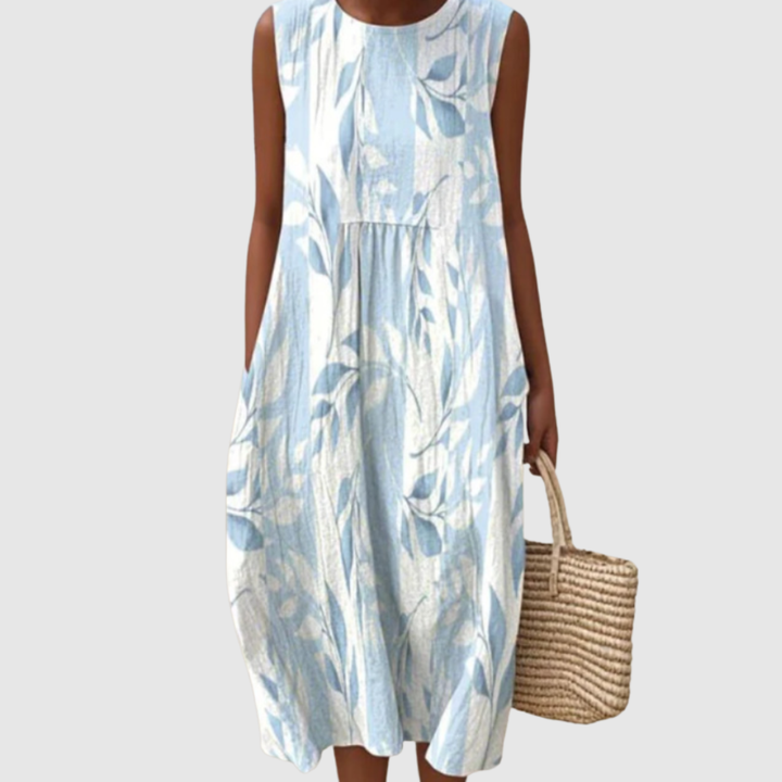 Joy | Leafy Midi Dress