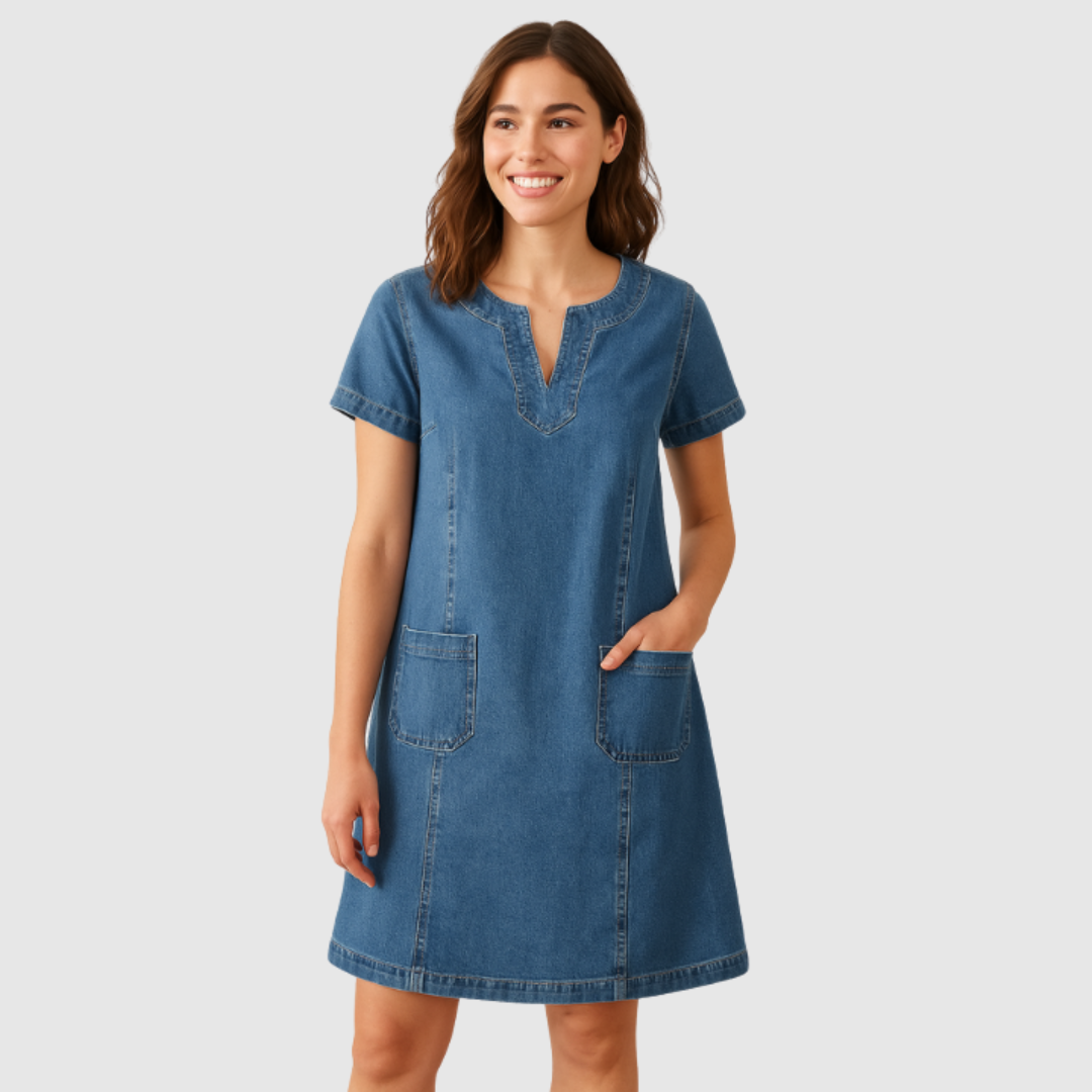 Sofia | Soft Denim Dress