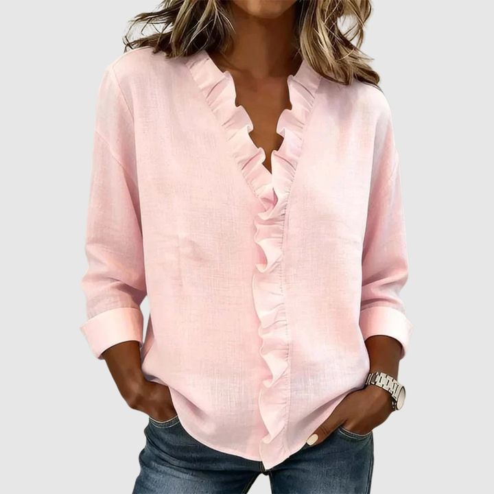 Ivy & Cole | Blouse with Ruffles