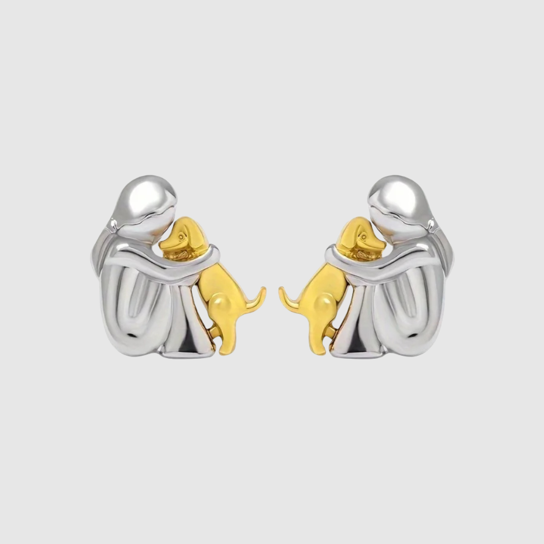 Poppy | Earrings with Dog Icon