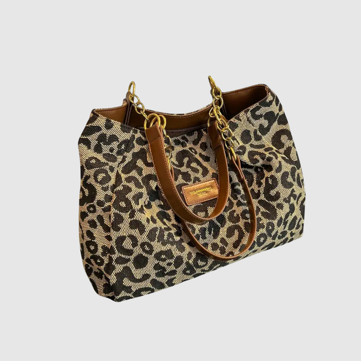 Charlotte | Leopard Canvas Tote