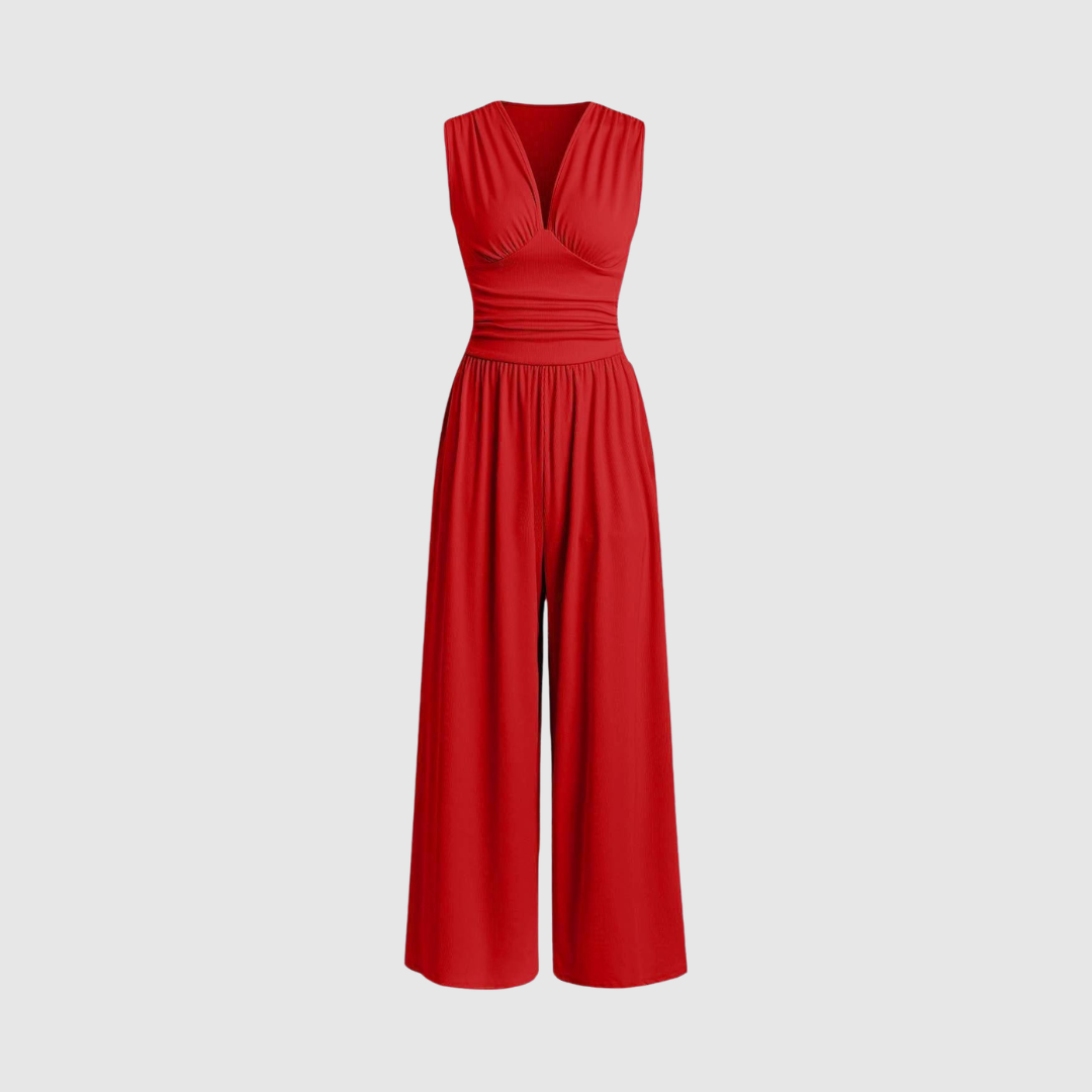Lucy | Chic Sleeveless Wide-Leg Jumpsuit