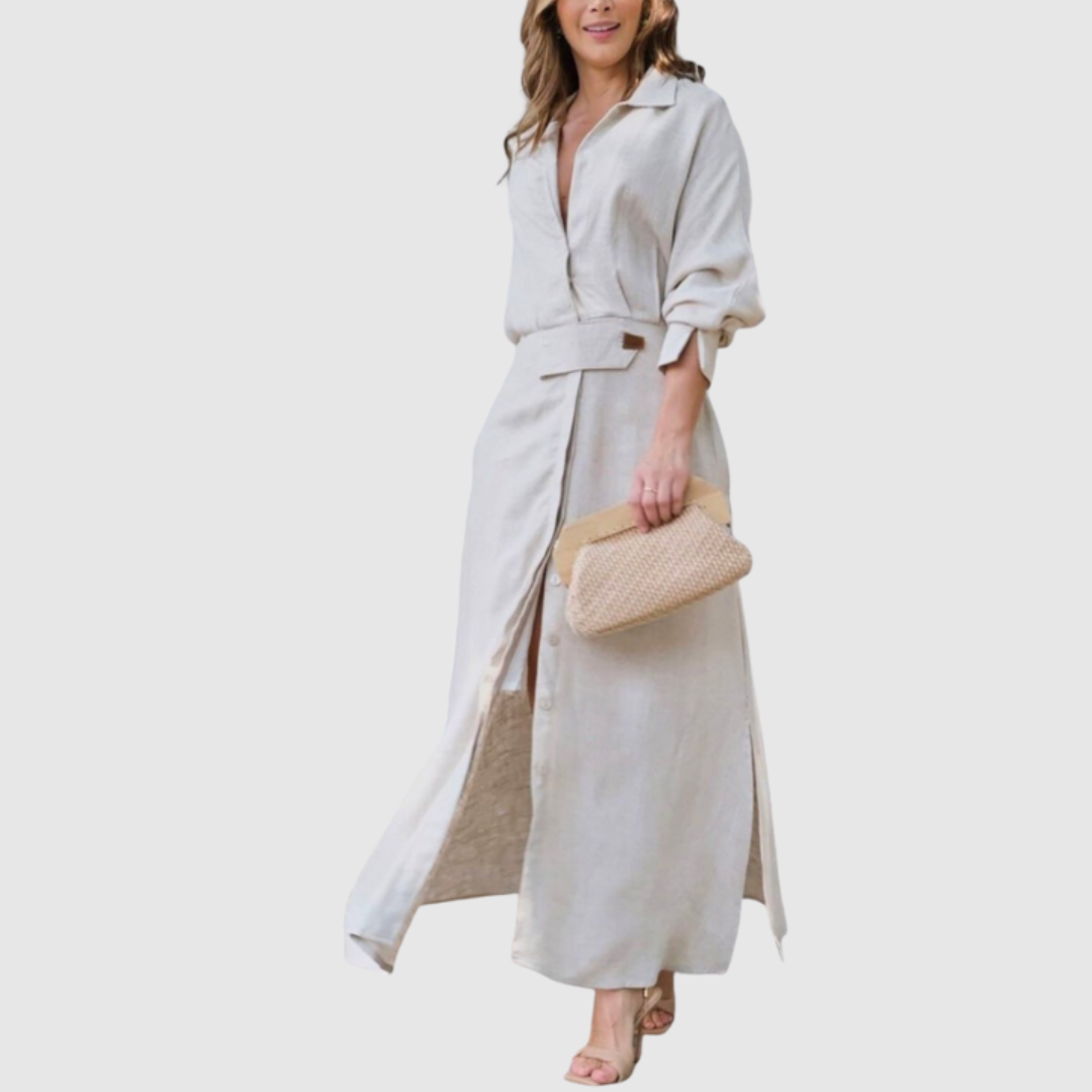 Jada | Linen Maxi Dress