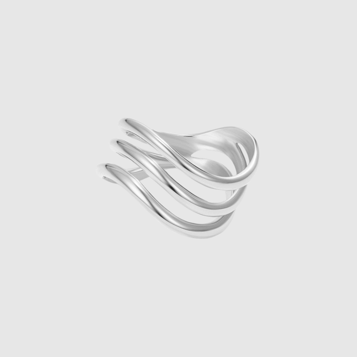Noor | Silver Layered Ring