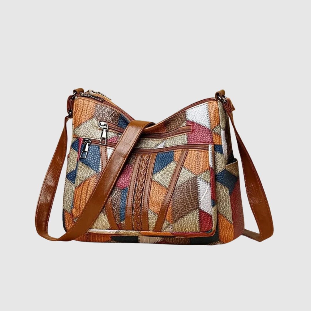 Solara | Mosaic Leather Handbag