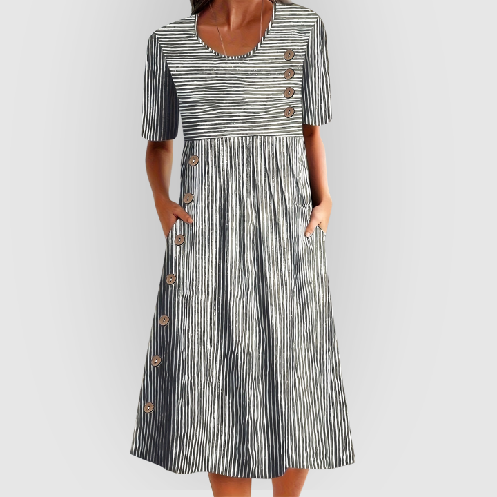 Emma | Striped Summer Dress