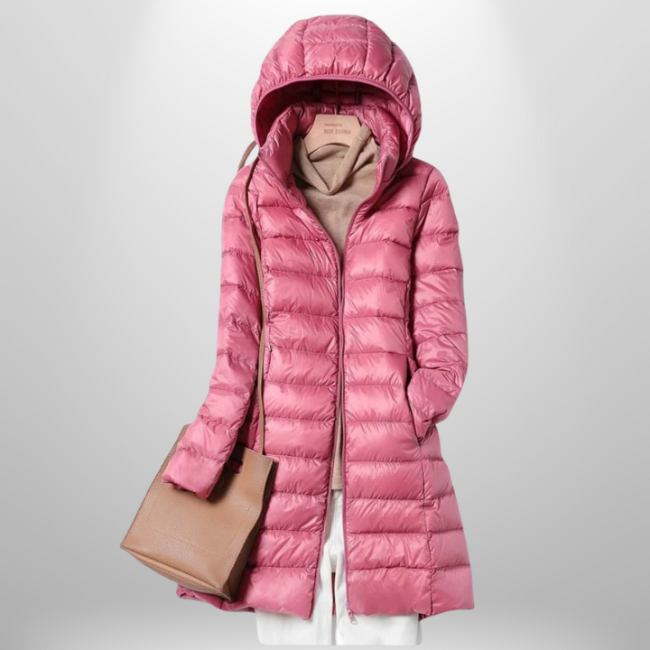 Ivy | Ultra-Light Down Jacket With Detachable Hood