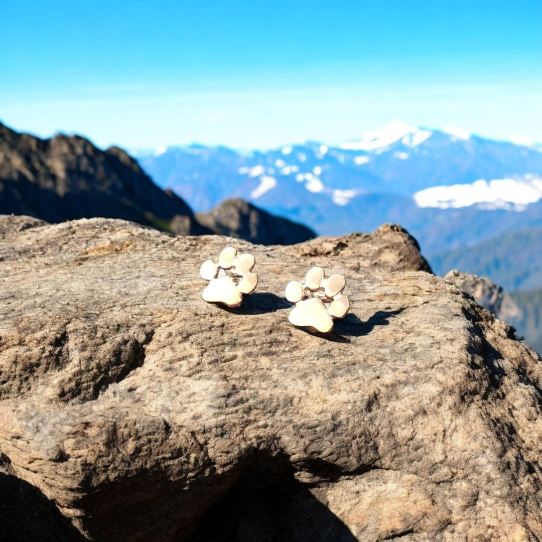 Ivanna | Stainless Steel Paw Earrings