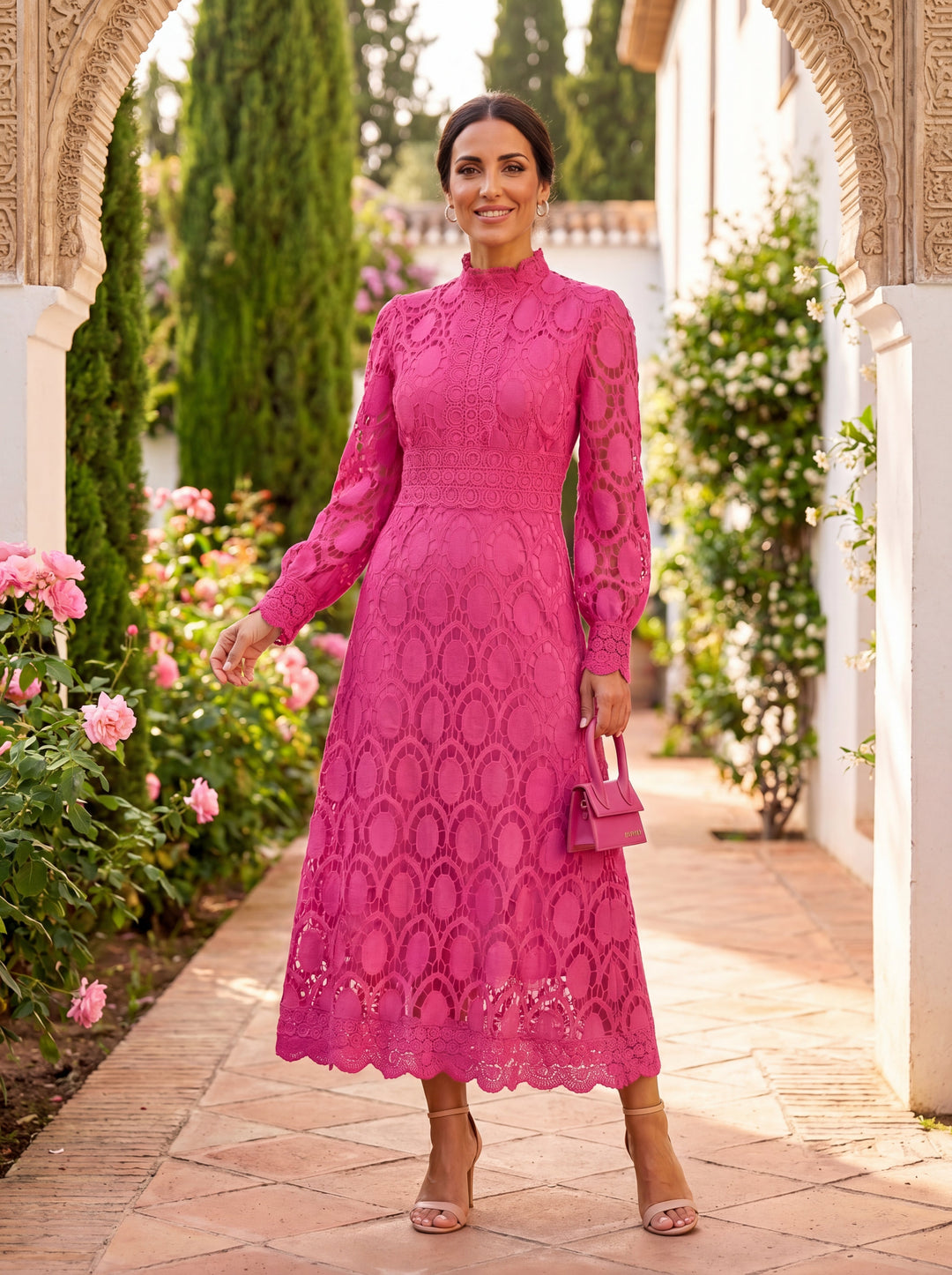 Carmona | Long Sleeve Turtleneck Dress