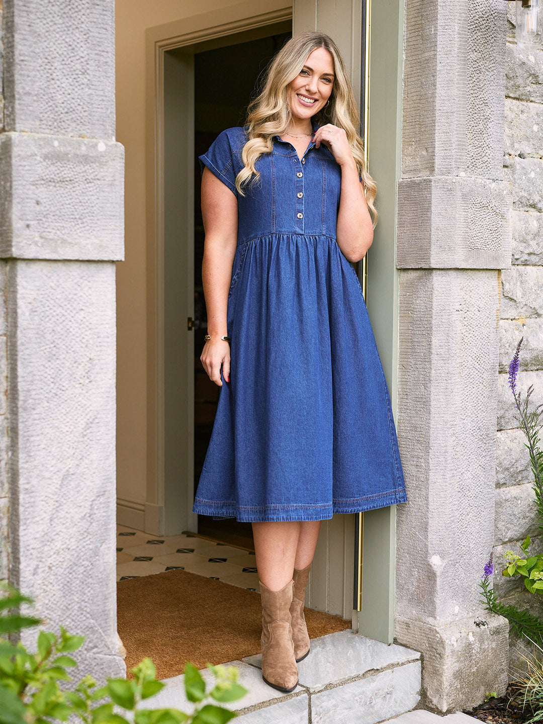 Rhiona | Everyday Denim Midi Dress
