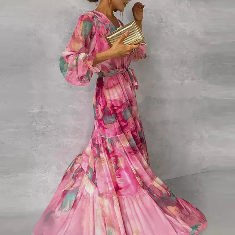 Susan | Elegant Floral Dress