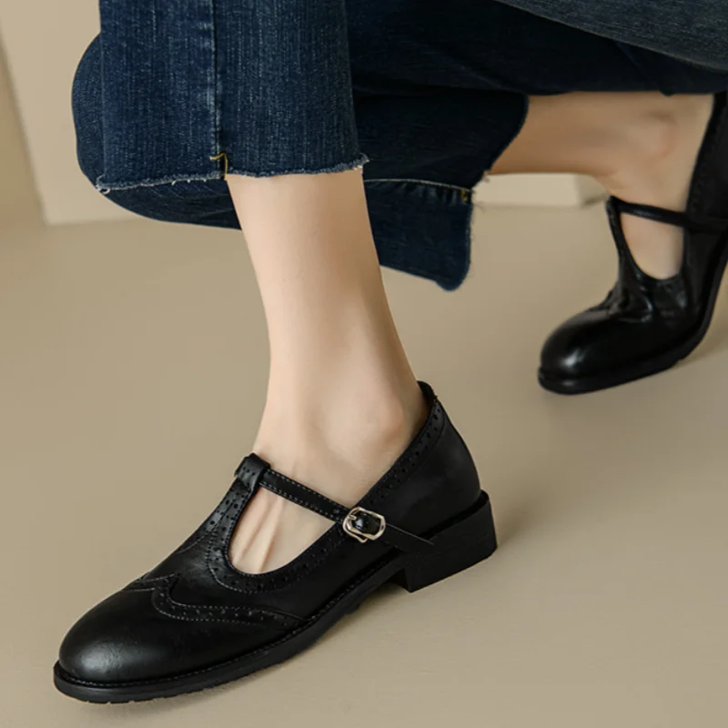 Sarah | Elegant T-Strap Mary Janes