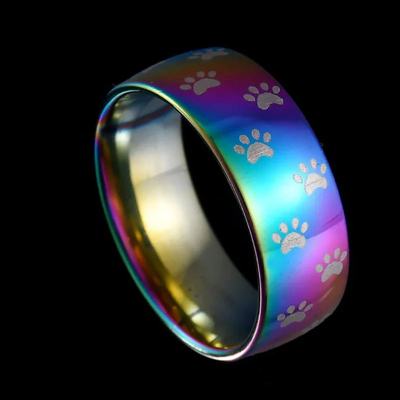 Stéphanie | Rainbow Stainless Steel Ring