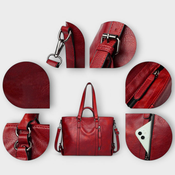Hayley | Vegan Leather Large Bag