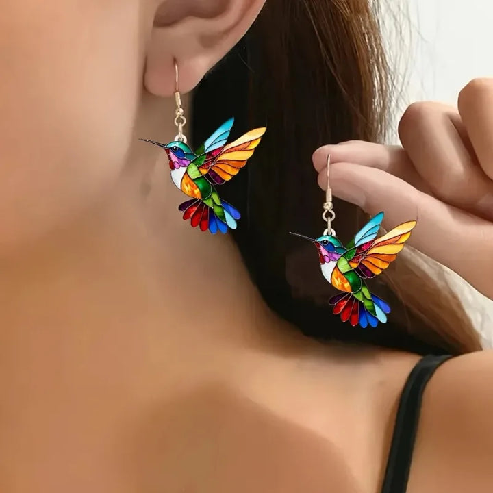 Nicolette | Hummingbird Dangle Earrings