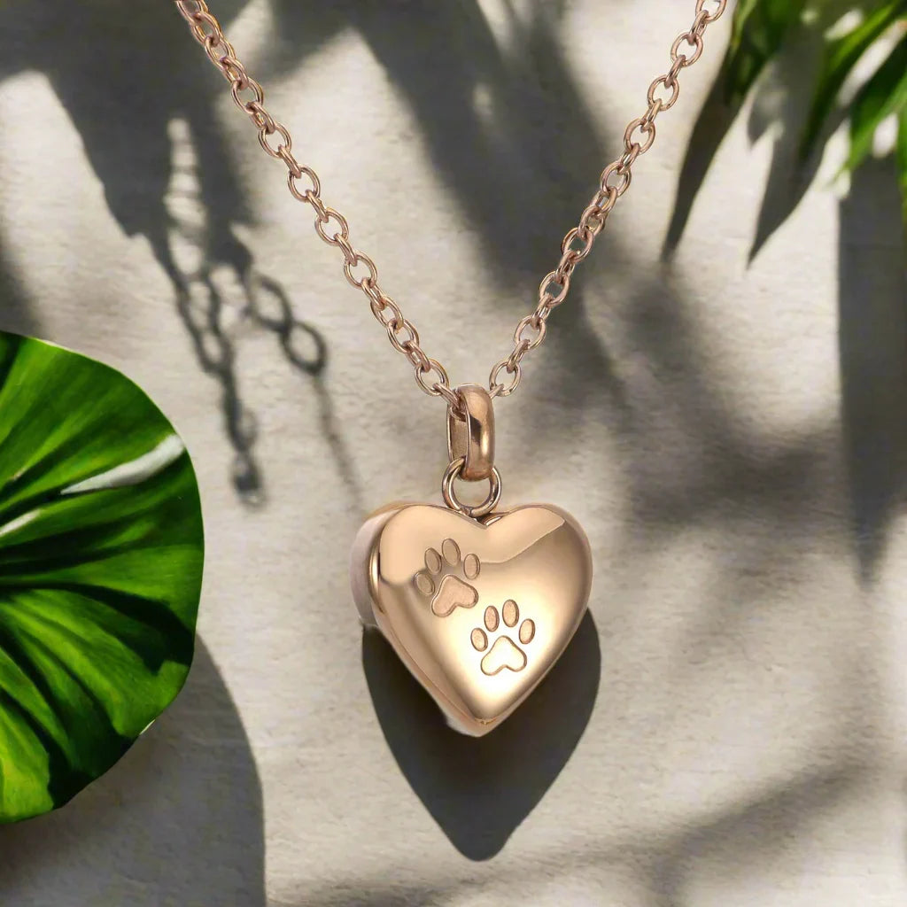Rosalence | Heart-Shaped Urn Necklace