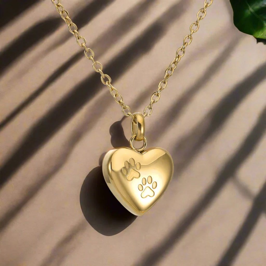 Rosalence | Heart-Shaped Urn Necklace