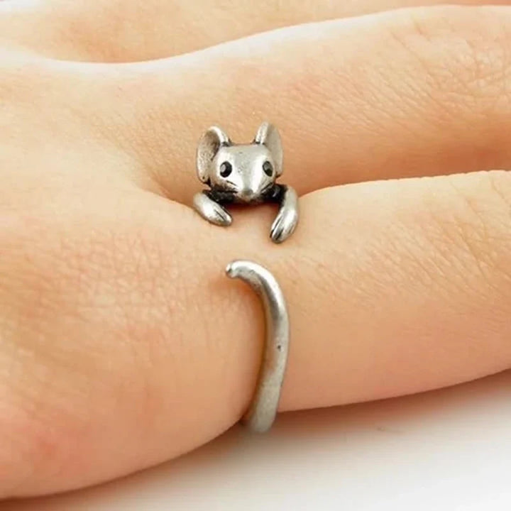 Jeanine | Adjustable Mouse Wrap Ring