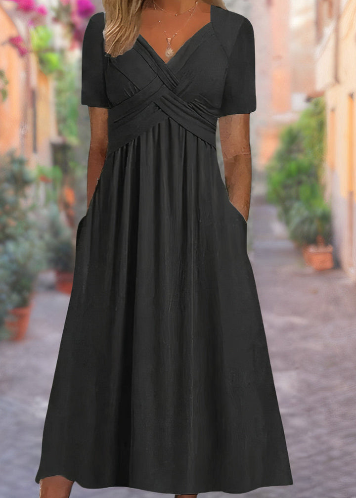 Sylvie | V-Neck Tummy-Covering Dress