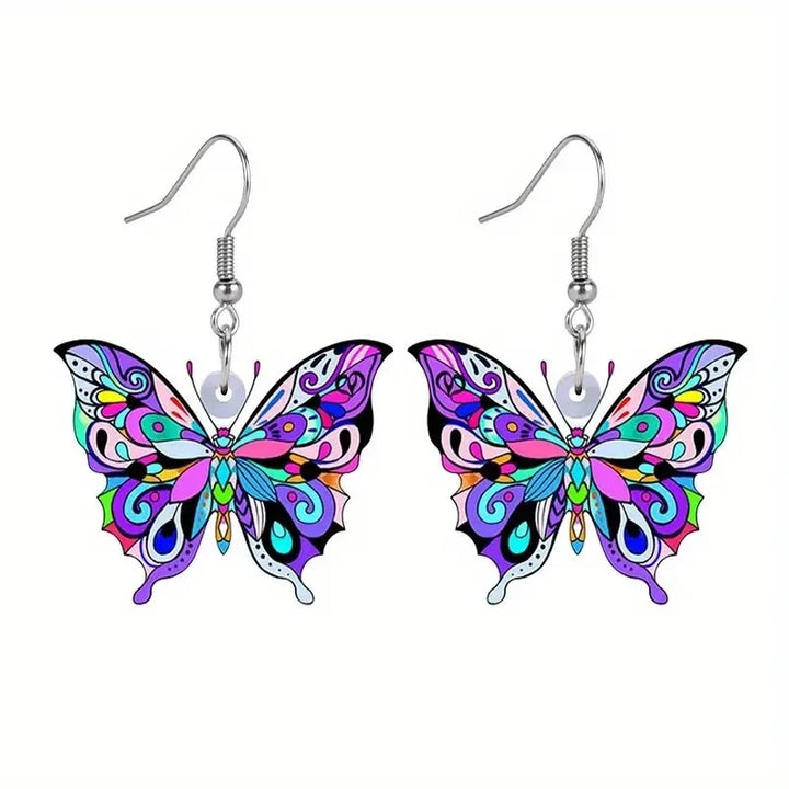 Florinda | Colorful Butterfly Earrings