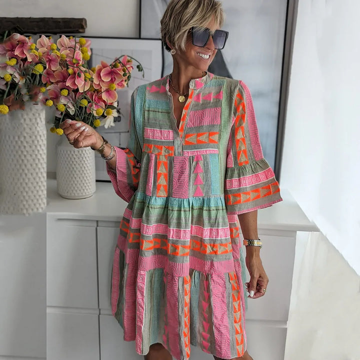 Faith | V-neck Midi Dress