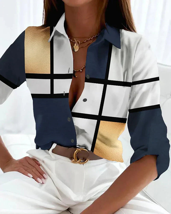 Viola | Contemporary Printed Blouse