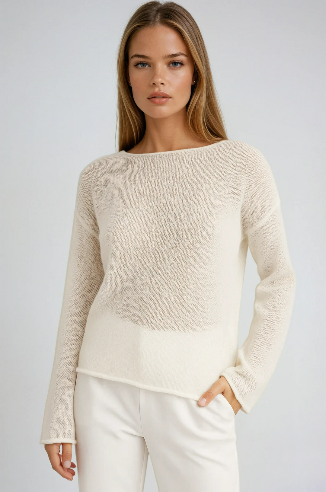 Inneke | Airy Boat-Neck Sweater