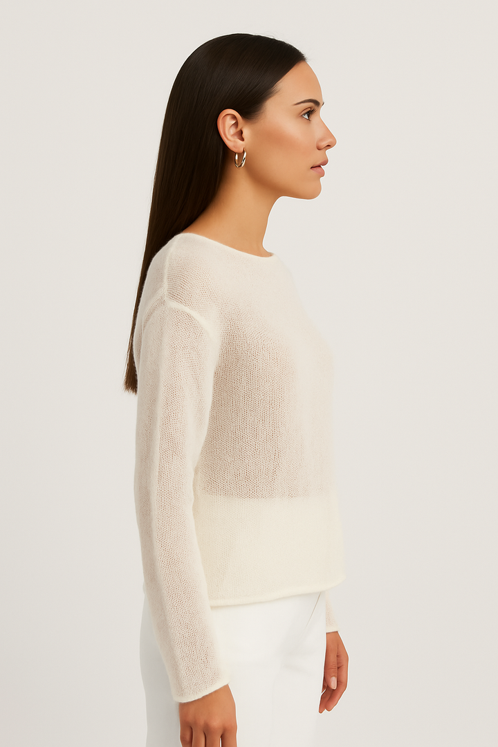 Inneke | Airy Boat-Neck Sweater