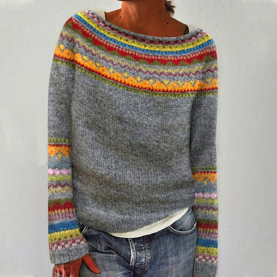 Zaya | Cozy Striped Sweater