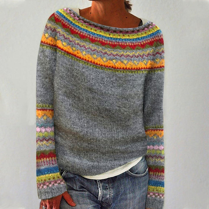 Zaya | Cozy Striped Sweater