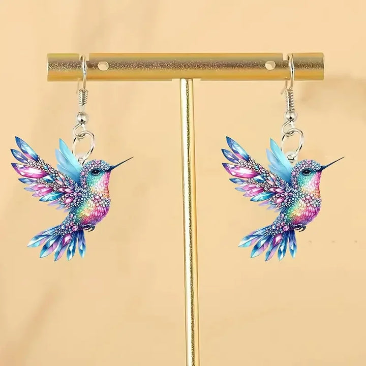 Zephyria | Hummingbird Dangle Earrings