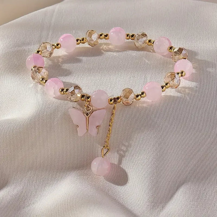 Elowena | Butterfly Beaded Bracelet