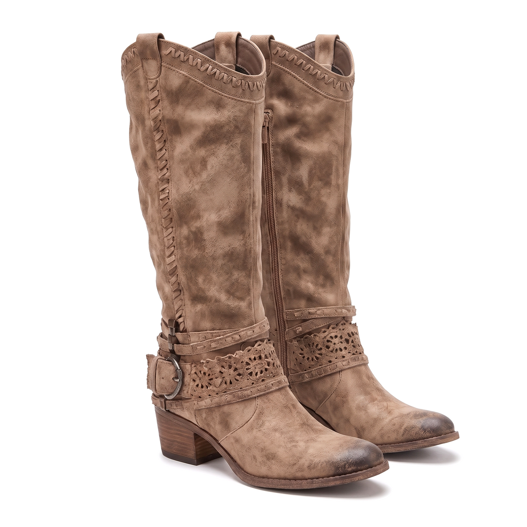 Neva | Leather Ankle Boots