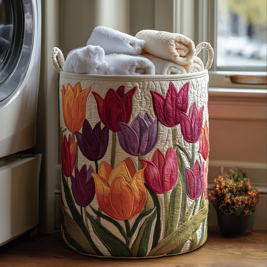 Sarah | Tulip Joy Laundry Basket