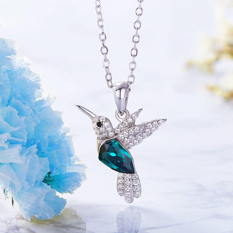 Taffy | Sparkle Hummingbird Necklace