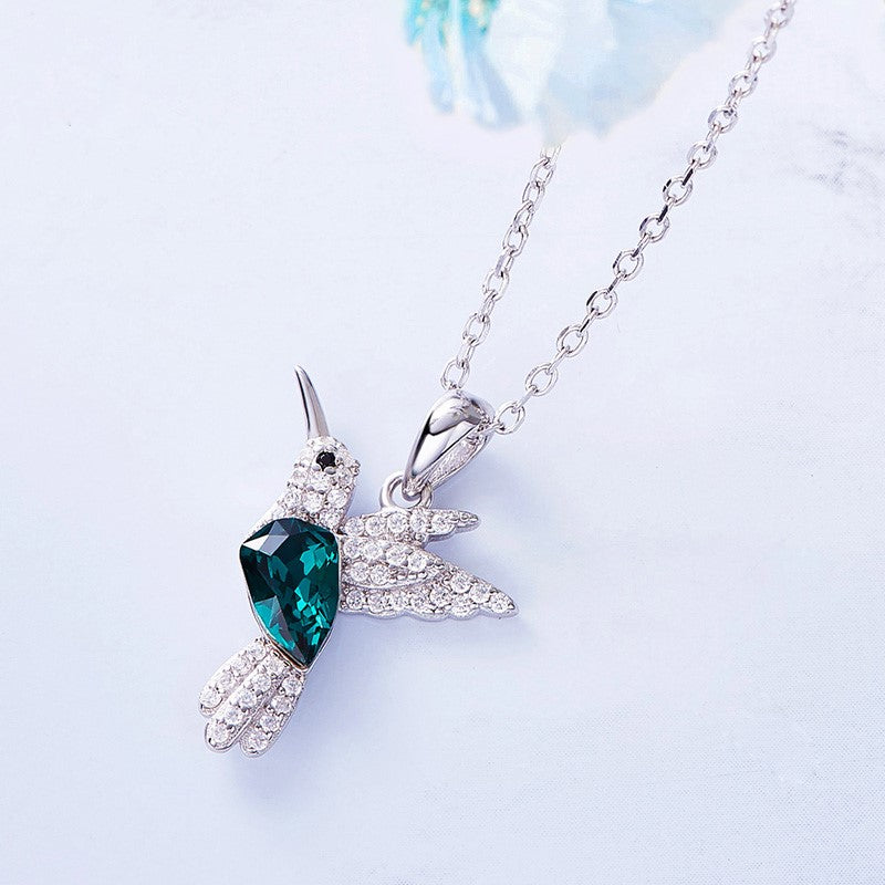 Taffy | Sparkle Hummingbird Necklace